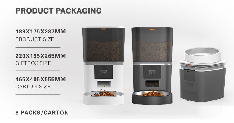 Smart Automatic Pet Feeder with Camera (6L Capacity)