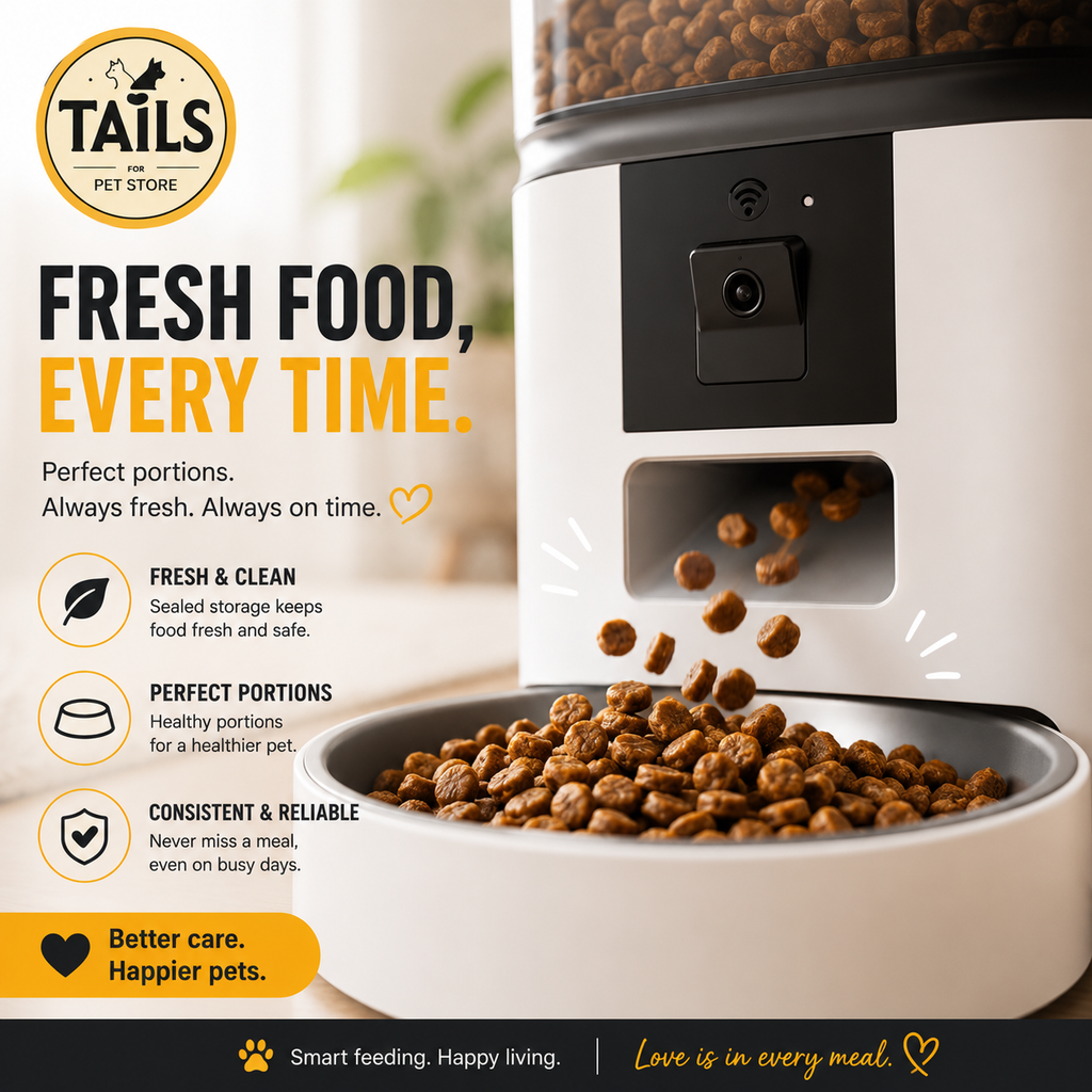 TailsPetStore  SmartPaws Feeder & Drinker Combo - Effortless Pet Care