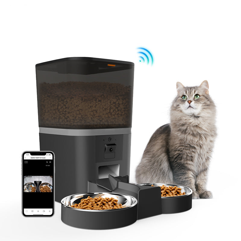 TailsPetStore SmartFeast Automatic Pet Feeder - Smarter Feeding, Healthier Pets with Camera (6L Capacity)